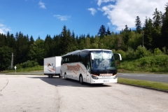 Bus unterwegs im Böhmerwald
